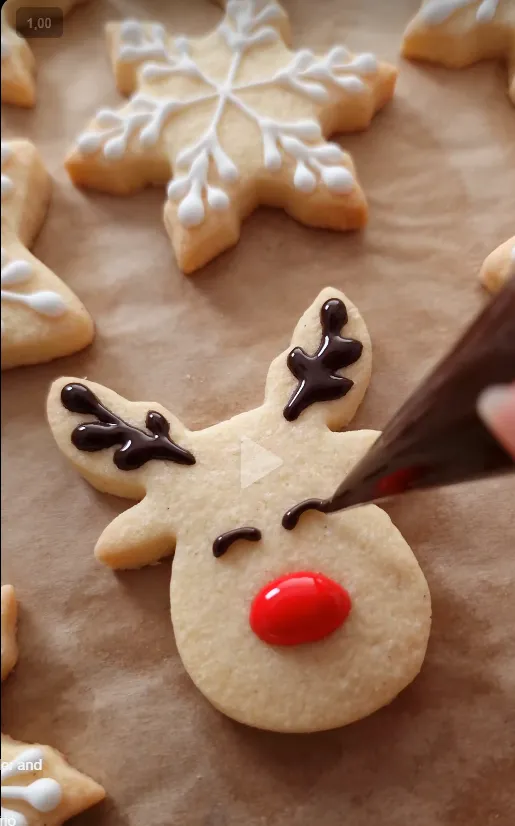 Postre navideño preparado por una estudiante