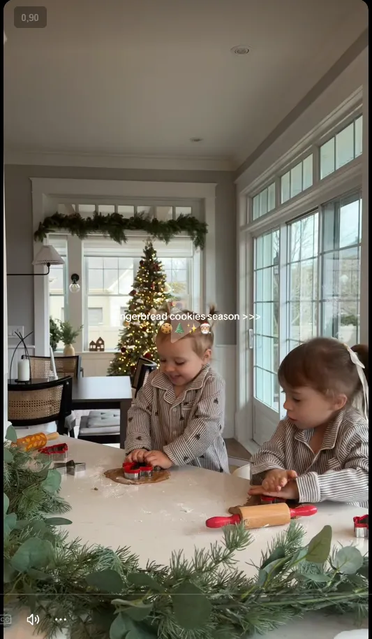 Postre navideño preparado por una estudiante