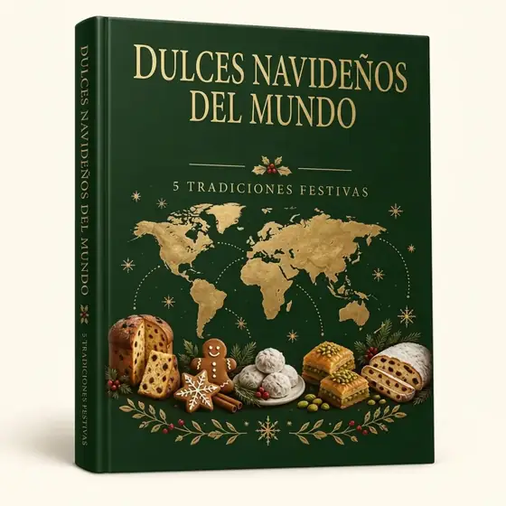 Portada 3D del bono — Postres navideños de todo el mundo